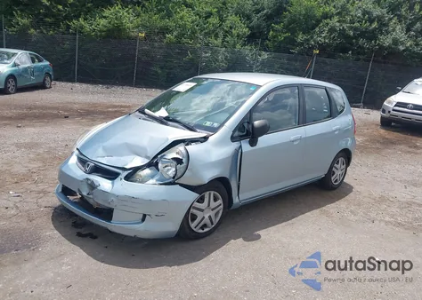 2007 Honda Fit из США, поврежденный, VIN JHMGD38467S066898